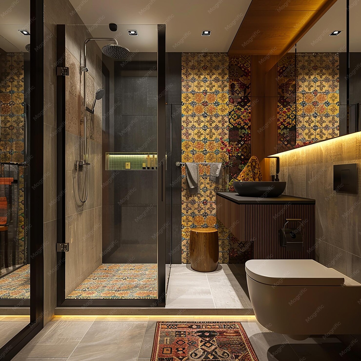 Latest bathroom tile designs for Indian homes