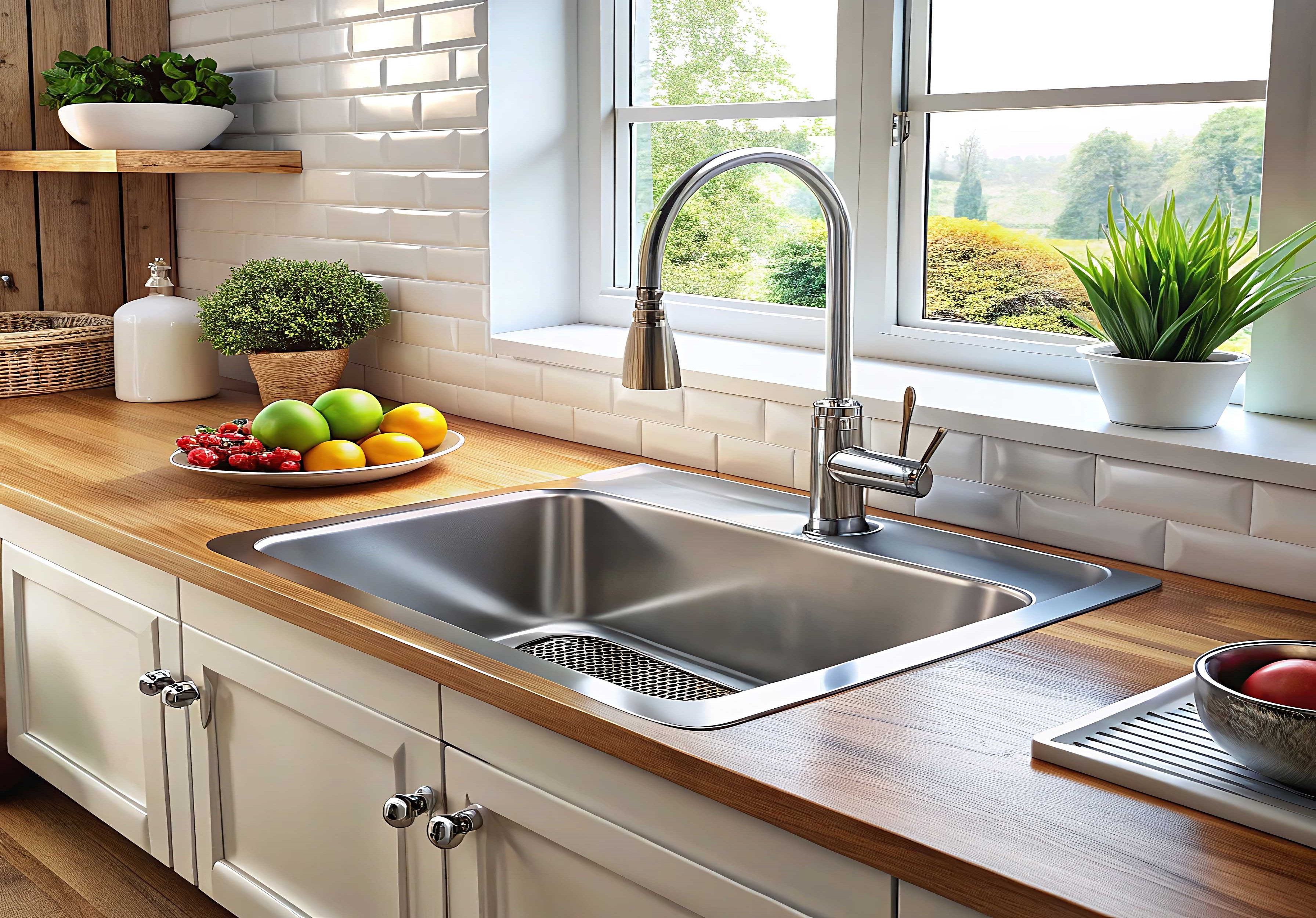 stainless steel kitchen sinks